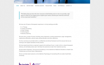 CM Therapy website